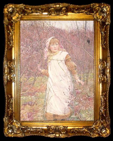framed  Lionel Percy Smythe,RA,RWS Springtime (mk46), ta009-2